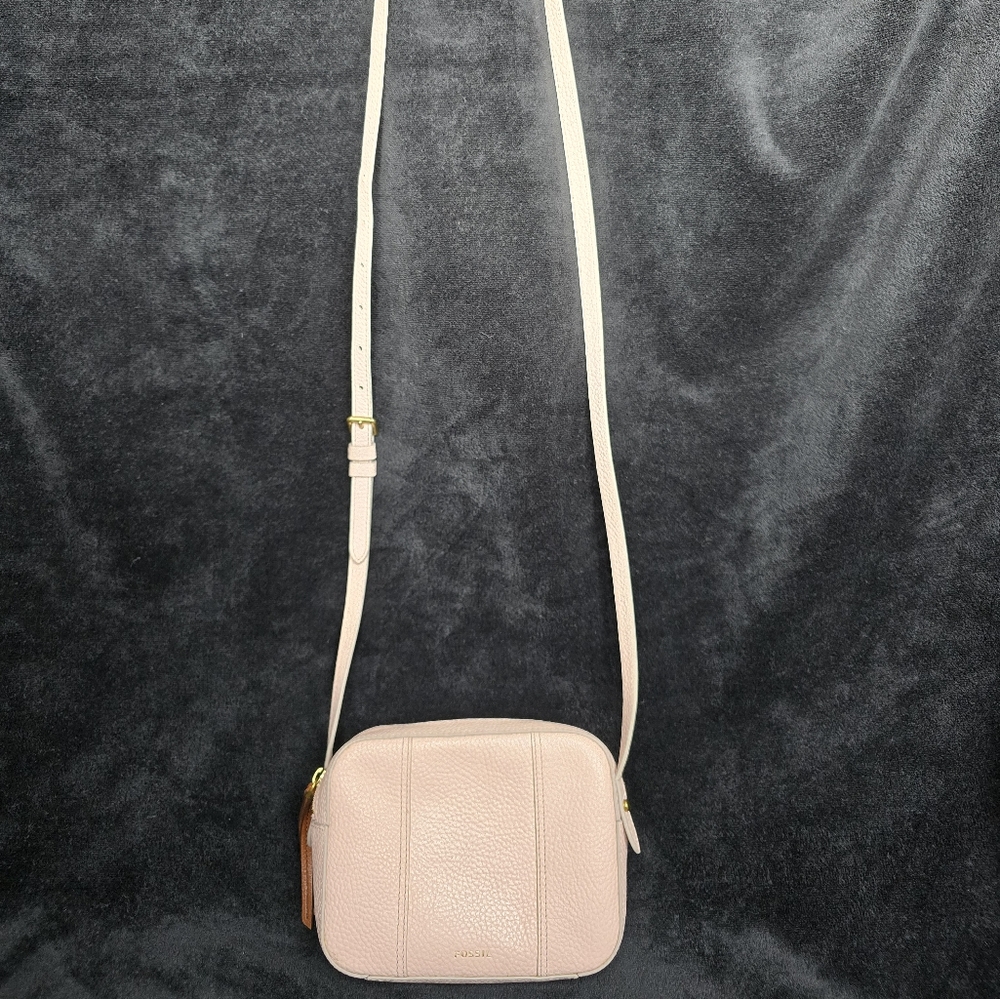 Fossil Crossbody Leather Purse, Dusty Rose  Gemma Camera Crossbody